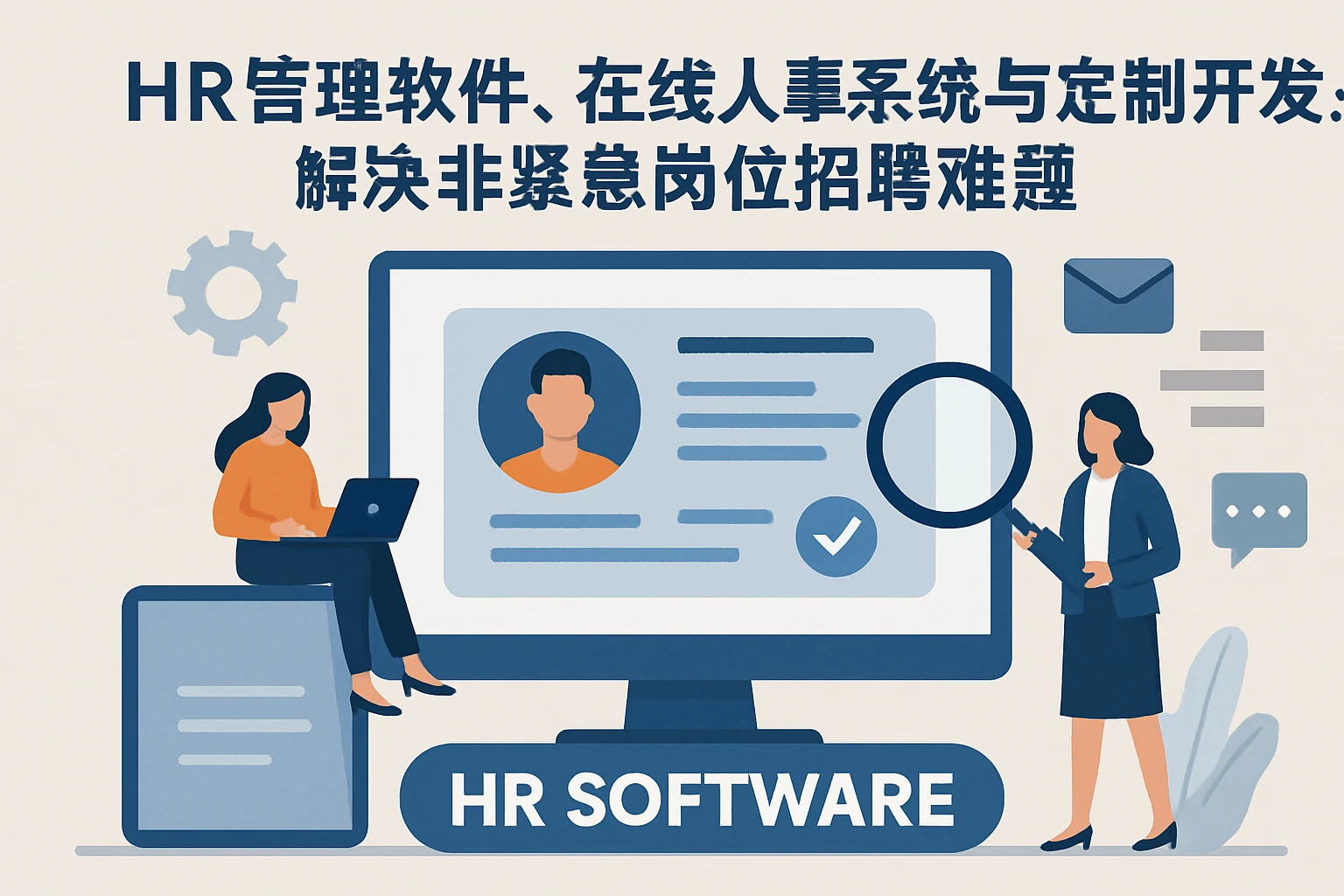 HR管理软件、在线人事系统与定制开发：解决非紧急岗位招聘难题