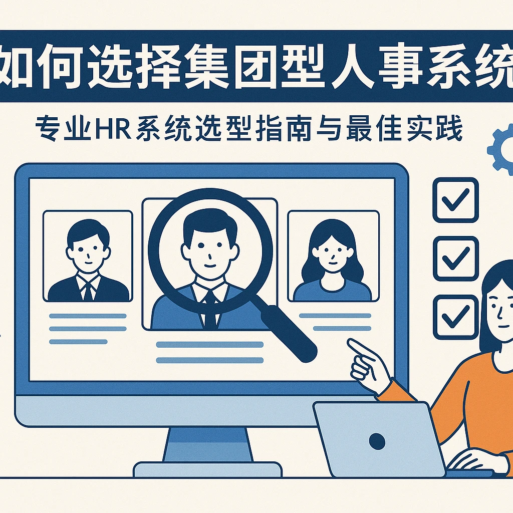如何选择集团型人事系统:专业HR系统选型指南与最佳实践