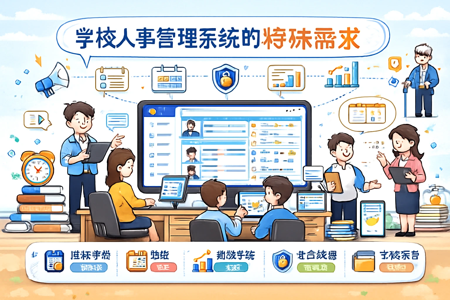 学校人事管理系统的特殊需求