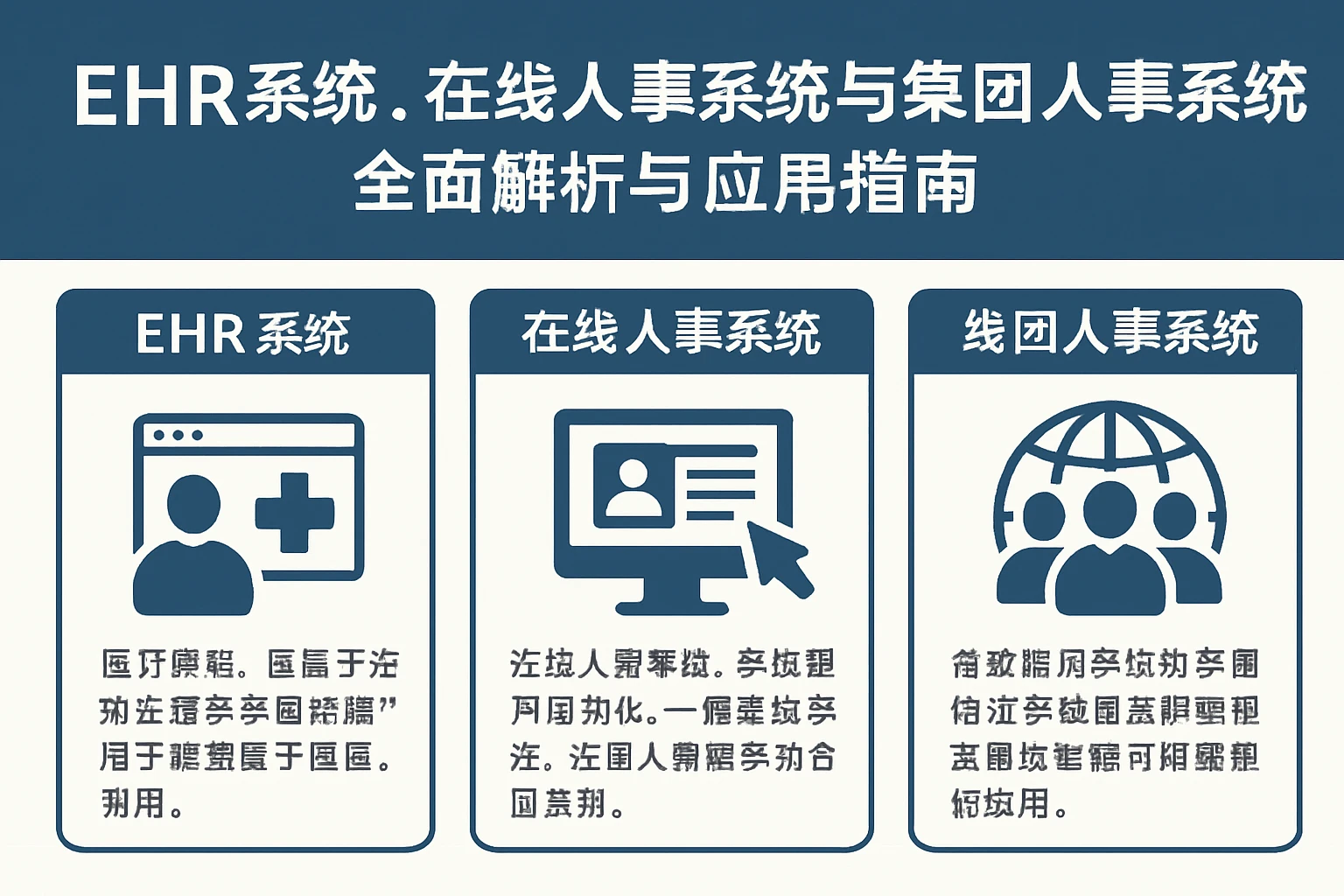 ehr系统、在线人事系统与集团人事系统的全面解析与应用指南