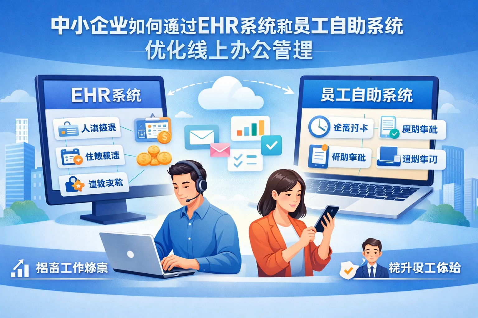 中小企业如何通过EHR系统和员工自助系统优化线上办公管理
