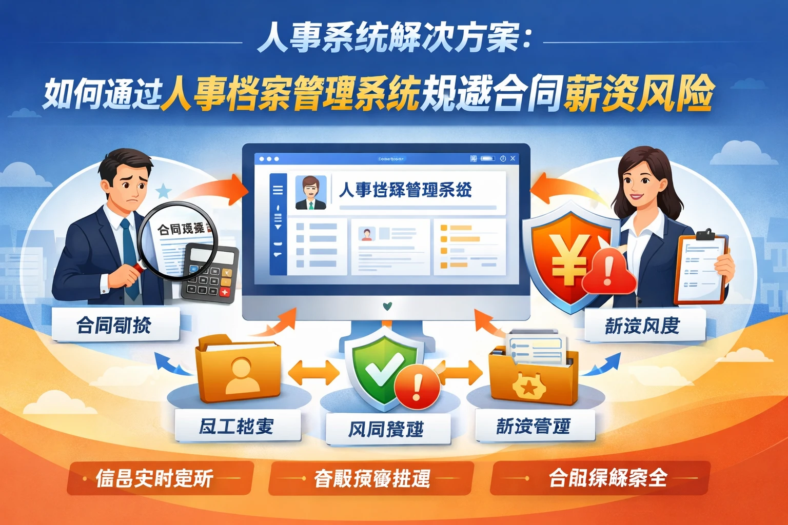 人事系统解决方案：如何通过人事档案管理系统规避合同薪资风险