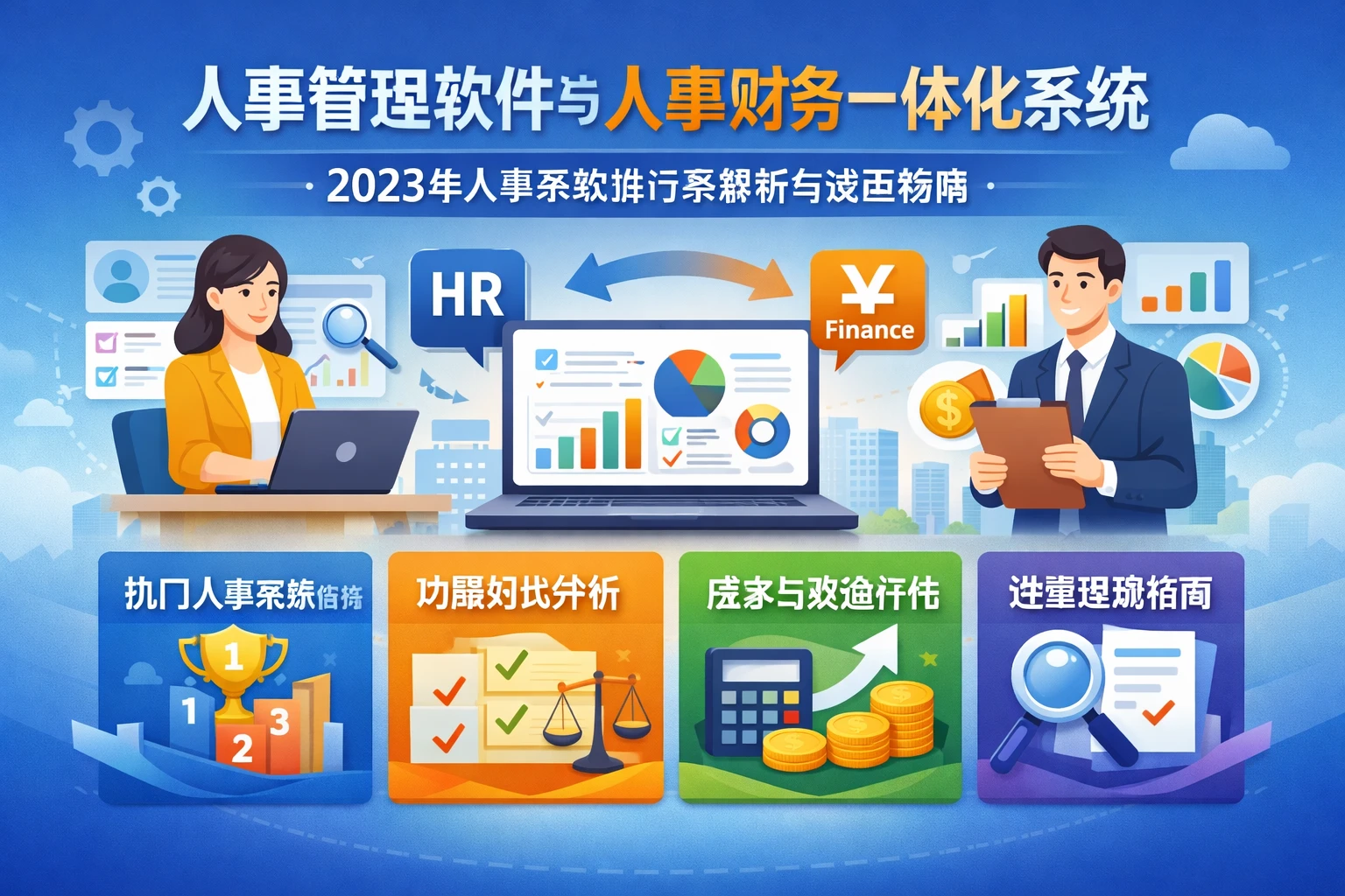 人事管理软件与人事财务一体化系统：2023年人事系统排行榜解析与选型指南