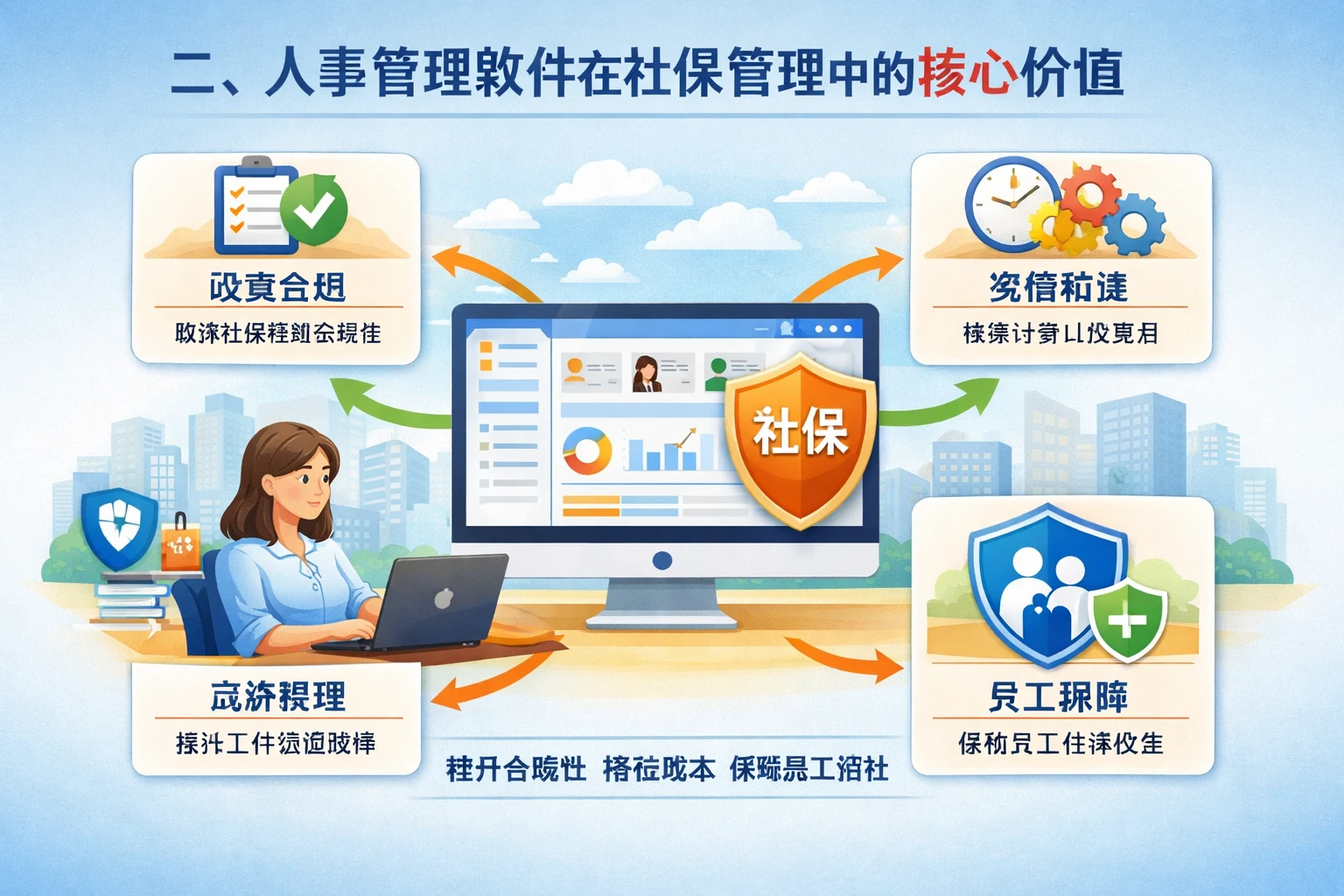 二、人事管理软件在社保管理中的核心价值