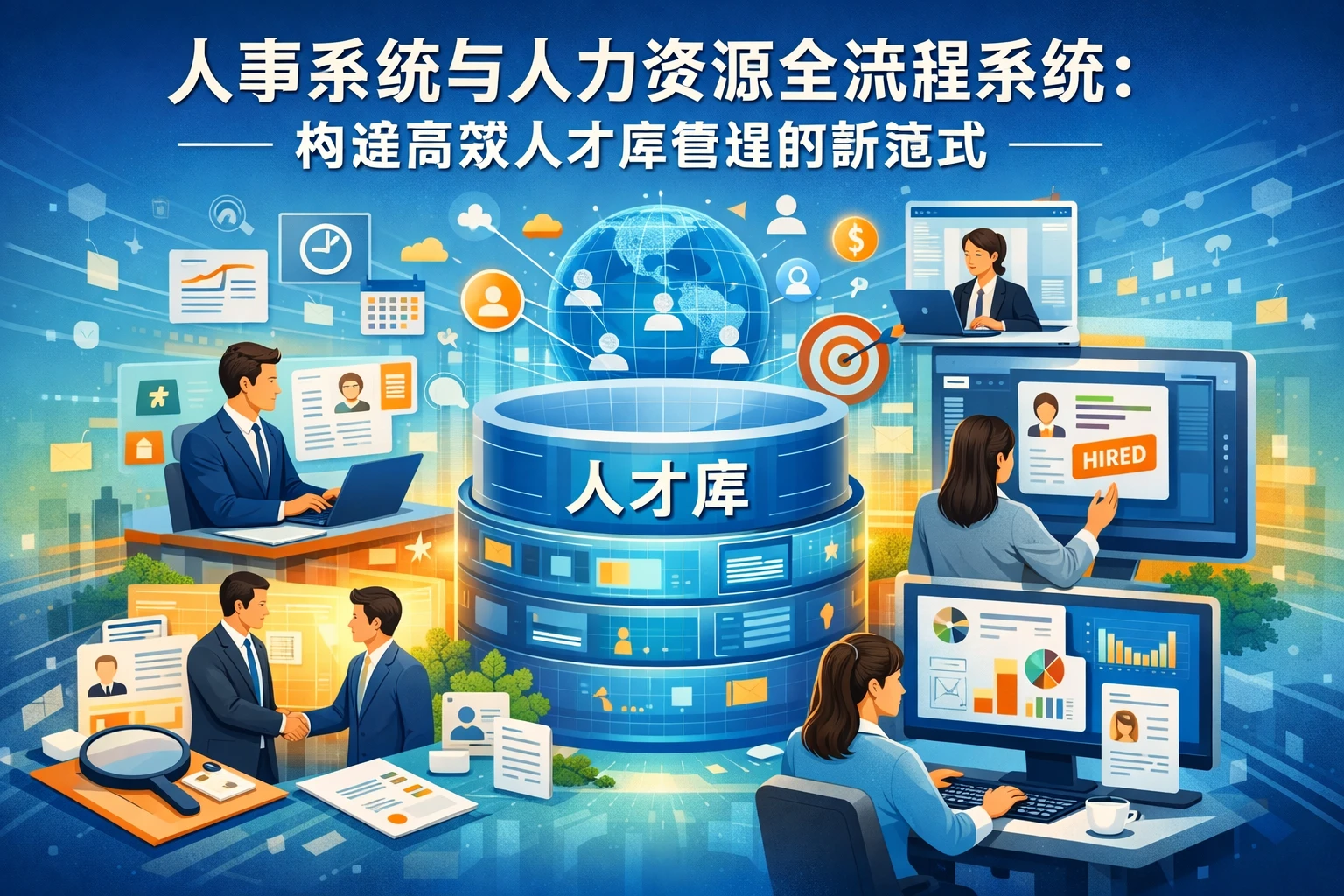 人事系统与人力资源全流程系统：构建高效人才库管理的新范式