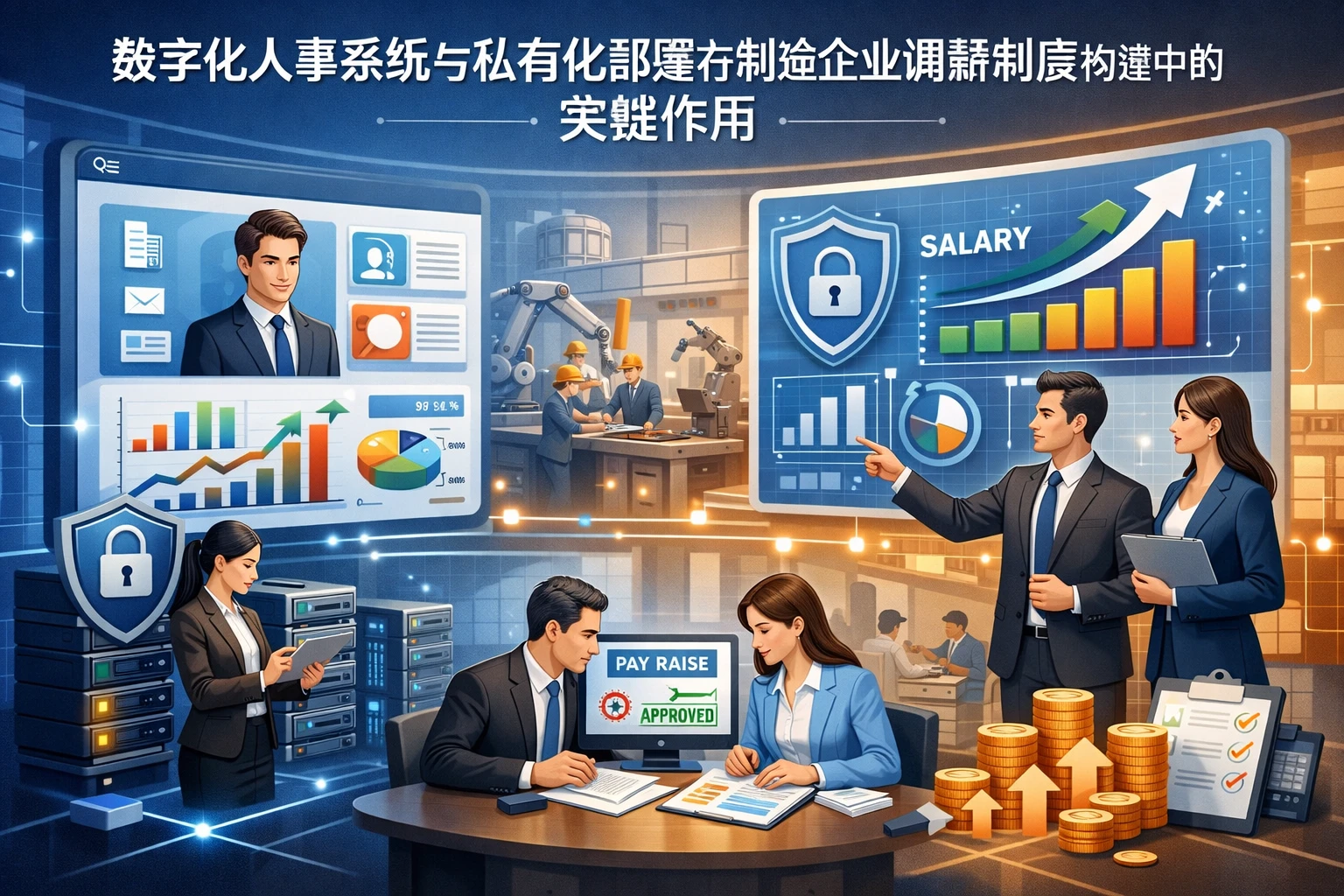 数字化人事系统与私有化部署在制造企业调薪制度构建中的关键作用