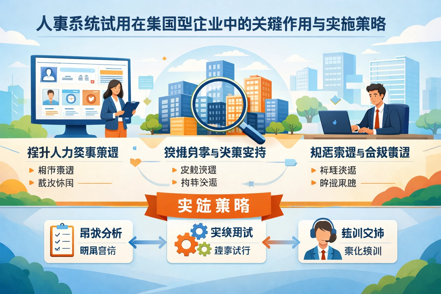 人事系统试用在集团型企业中的关键作用与实施策略