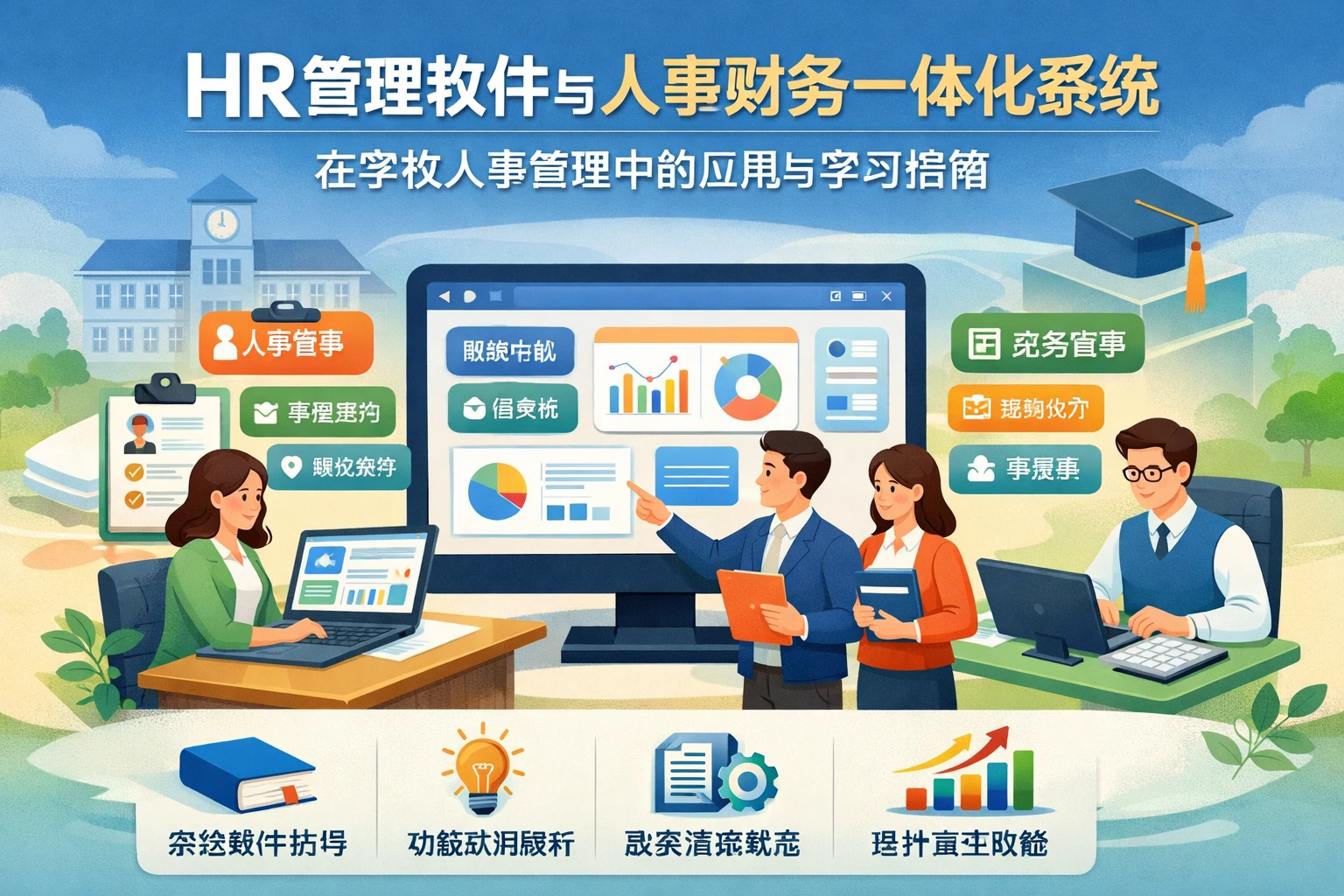 HR管理软件与人事财务一体化系统在学校人事管理中的应用与学习指南