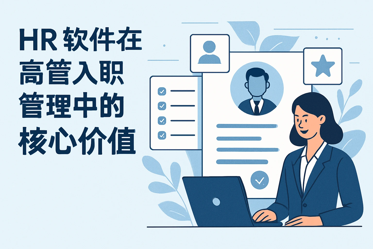 HR管理软件在高管入职管理中的核心价值