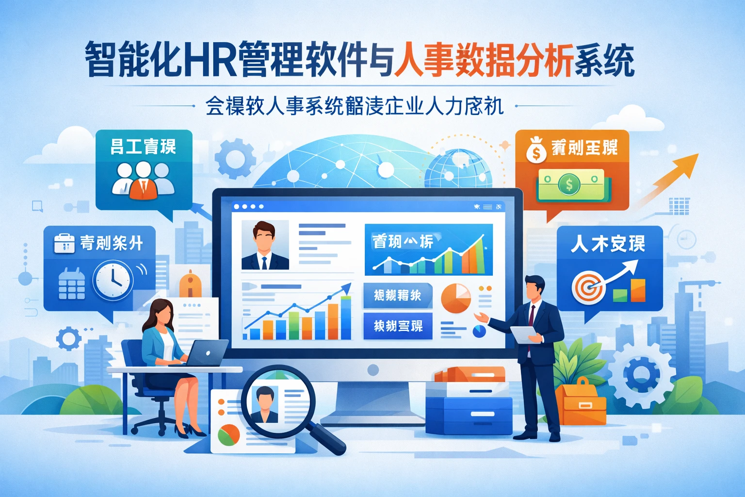 智能化HR管理软件与人事数据分析系统:全模块人事系统解决企业人力危机