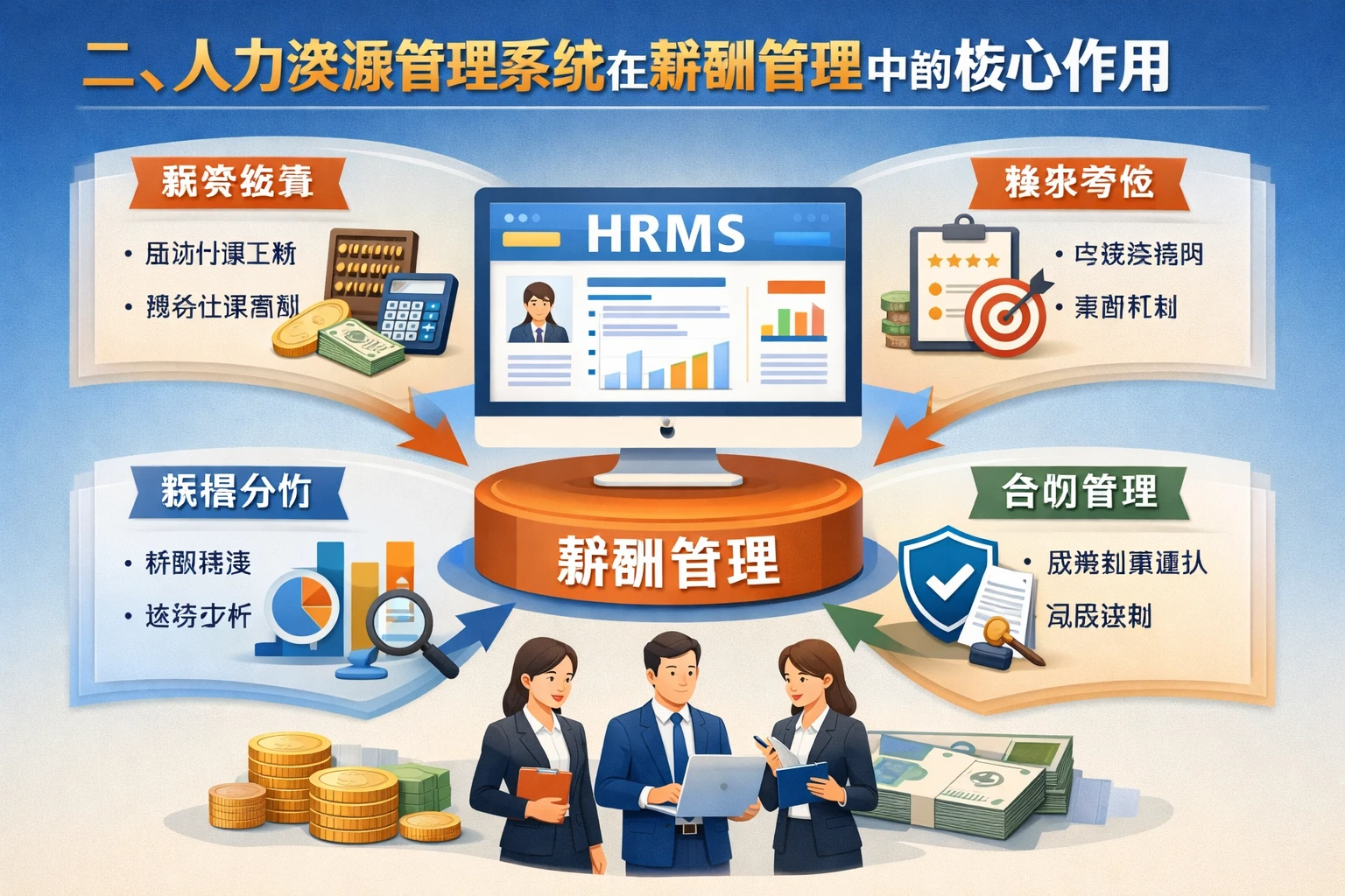 二、人力资源管理系统在薪酬管理中的核心作用