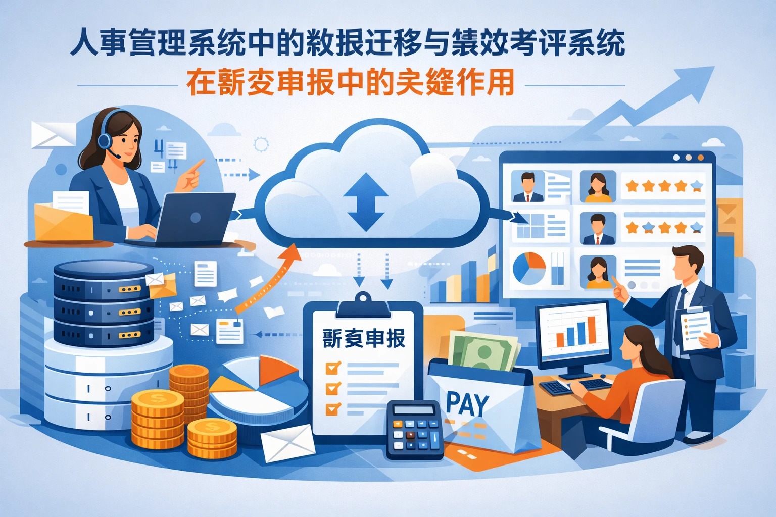 人事管理系统中的数据迁移与绩效考评系统在薪资申报中的关键作用