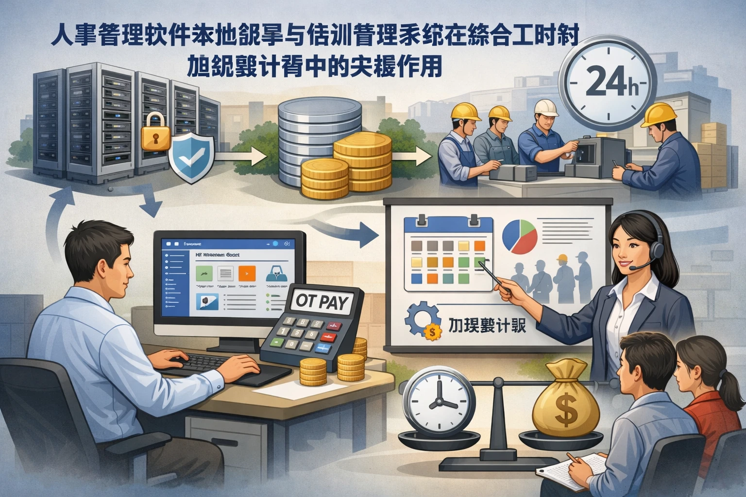 人事管理软件本地部署与培训管理系统在综合工时制加班费计算中的关键作用