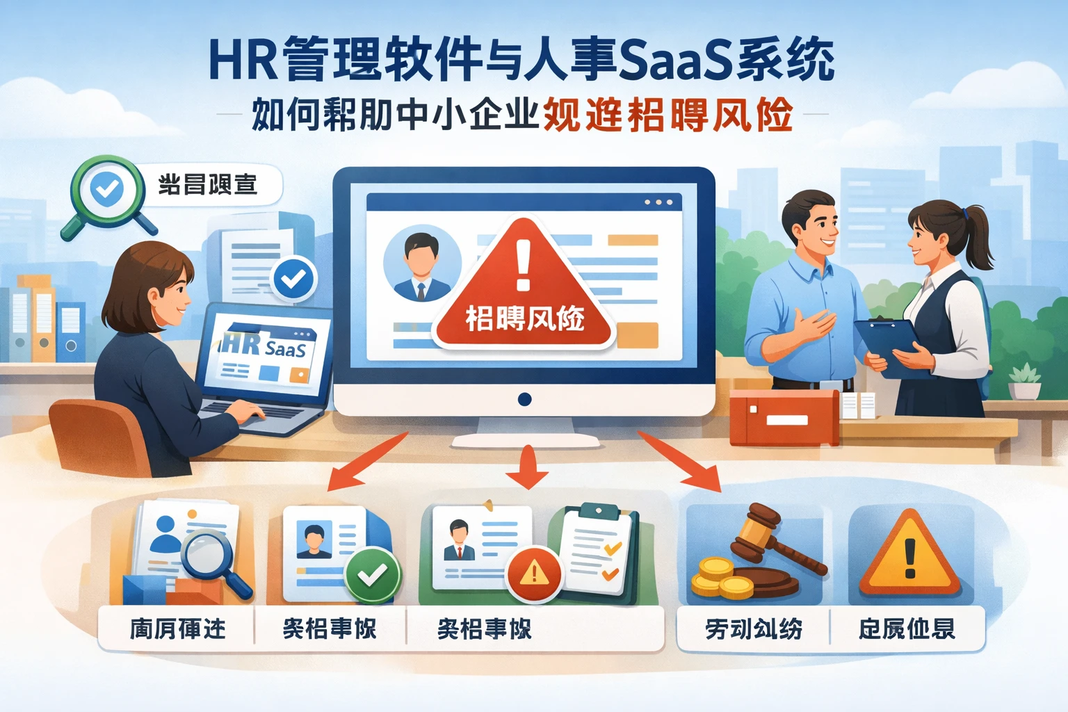HR管理软件与人事SaaS系统如何帮助中小企业规避招聘风险