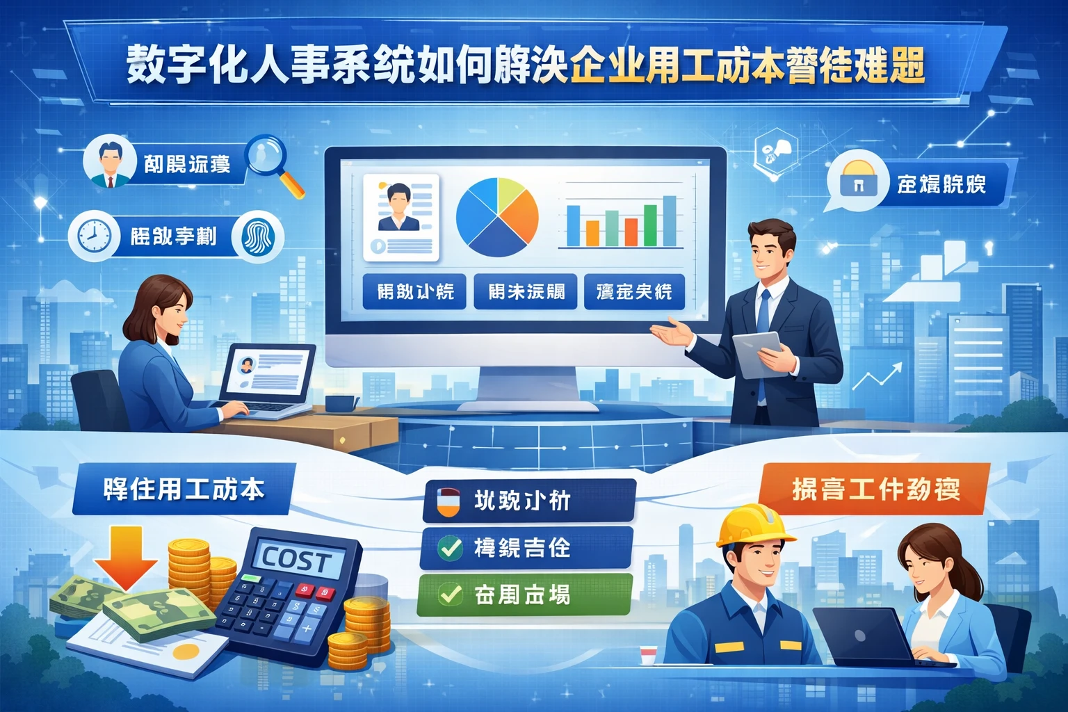 数字化人事系统如何解决企业用工成本管控难题
