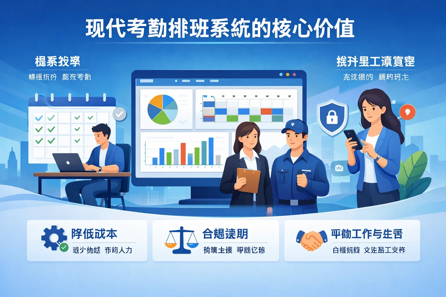 现代考勤排班系统的核心价值