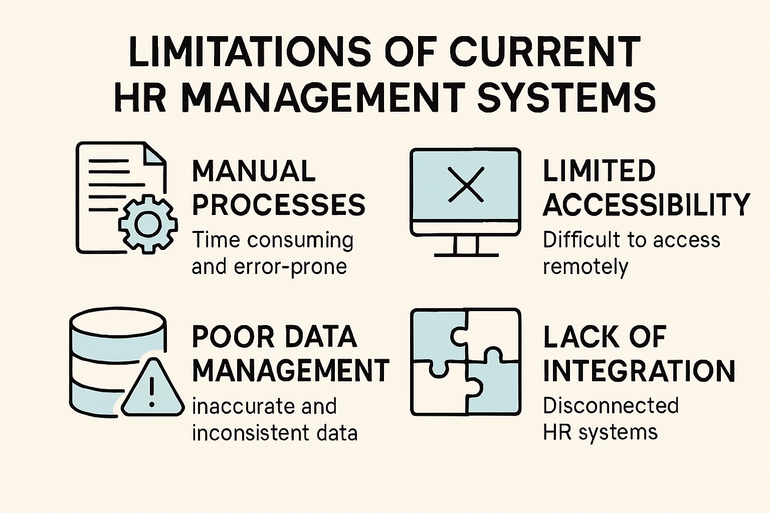 现有人事管理系统的局限性