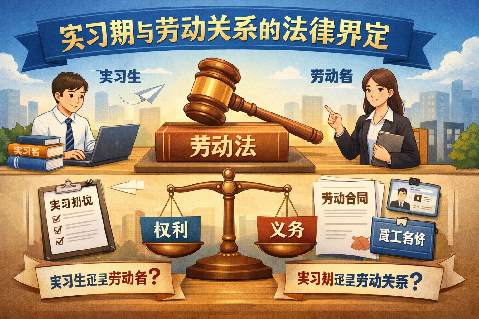 实习期与劳动关系的法律界定