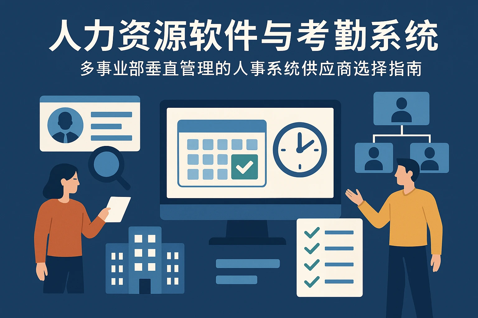 人力资源软件与考勤系统:多事业部垂直管理的人事系统供应商选择指南