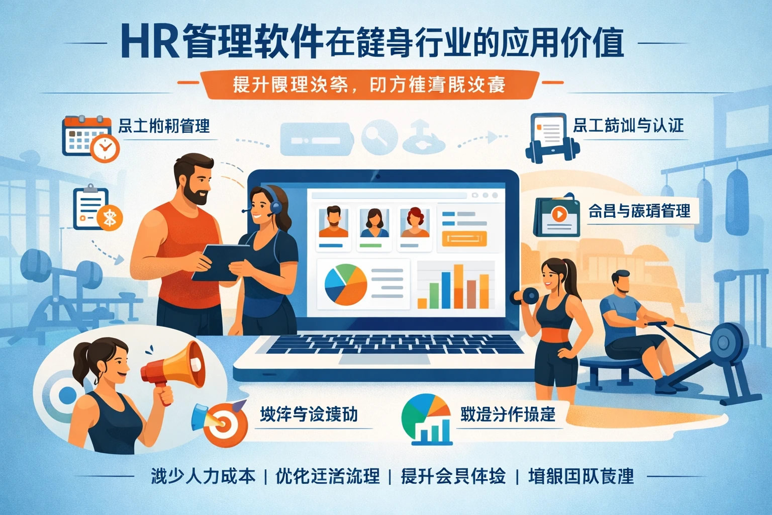 HR管理软件在健身行业的应用价值