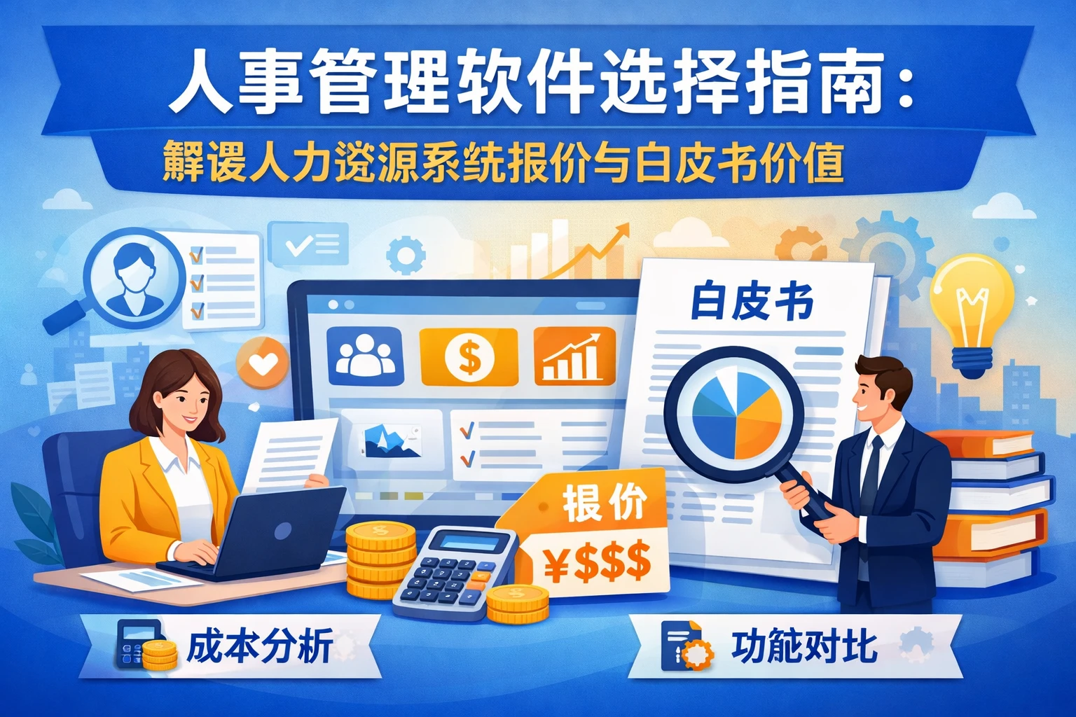 人事管理软件选择指南：解读人力资源系统报价与白皮书价值