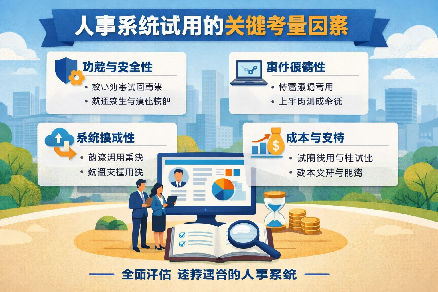人事系统试用的关键考量因素