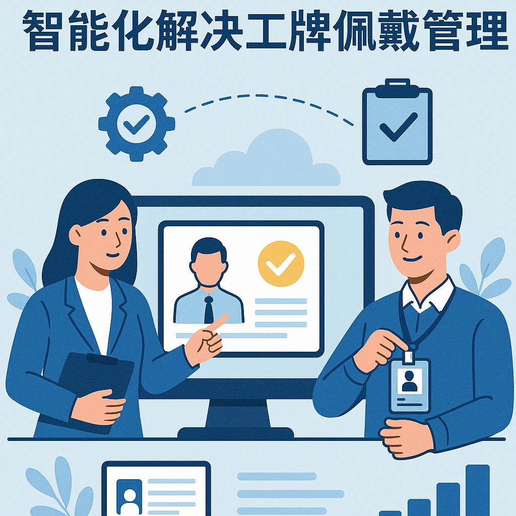 人事管理软件实施服务与使用教程：智能化解决工牌佩戴管理难题