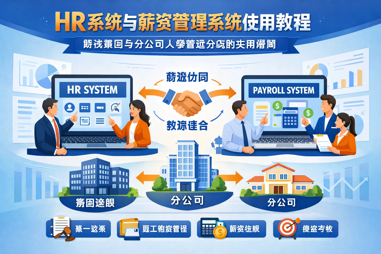 HR系统与薪资管理系统使用教程:解决集团与分公司人事管理分歧的实用指南