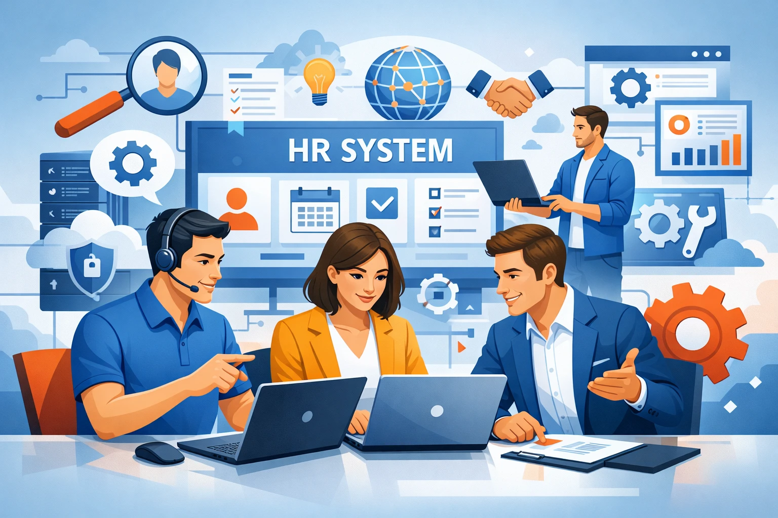 人事系统供应商的技术支持与解决方案