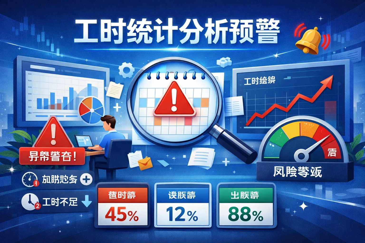 工时统计分析预警