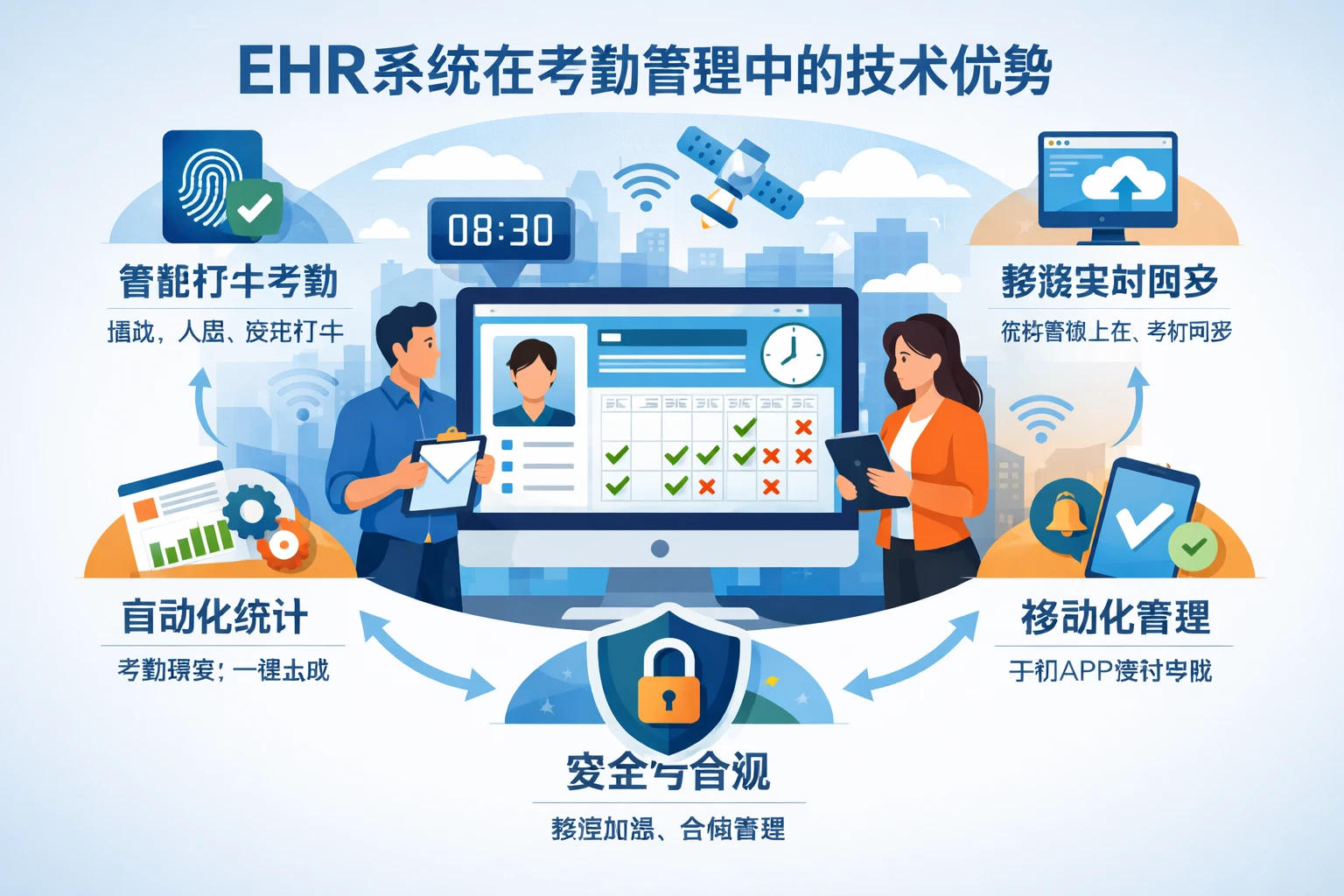 ehr系统在考勤管理中的技术优势