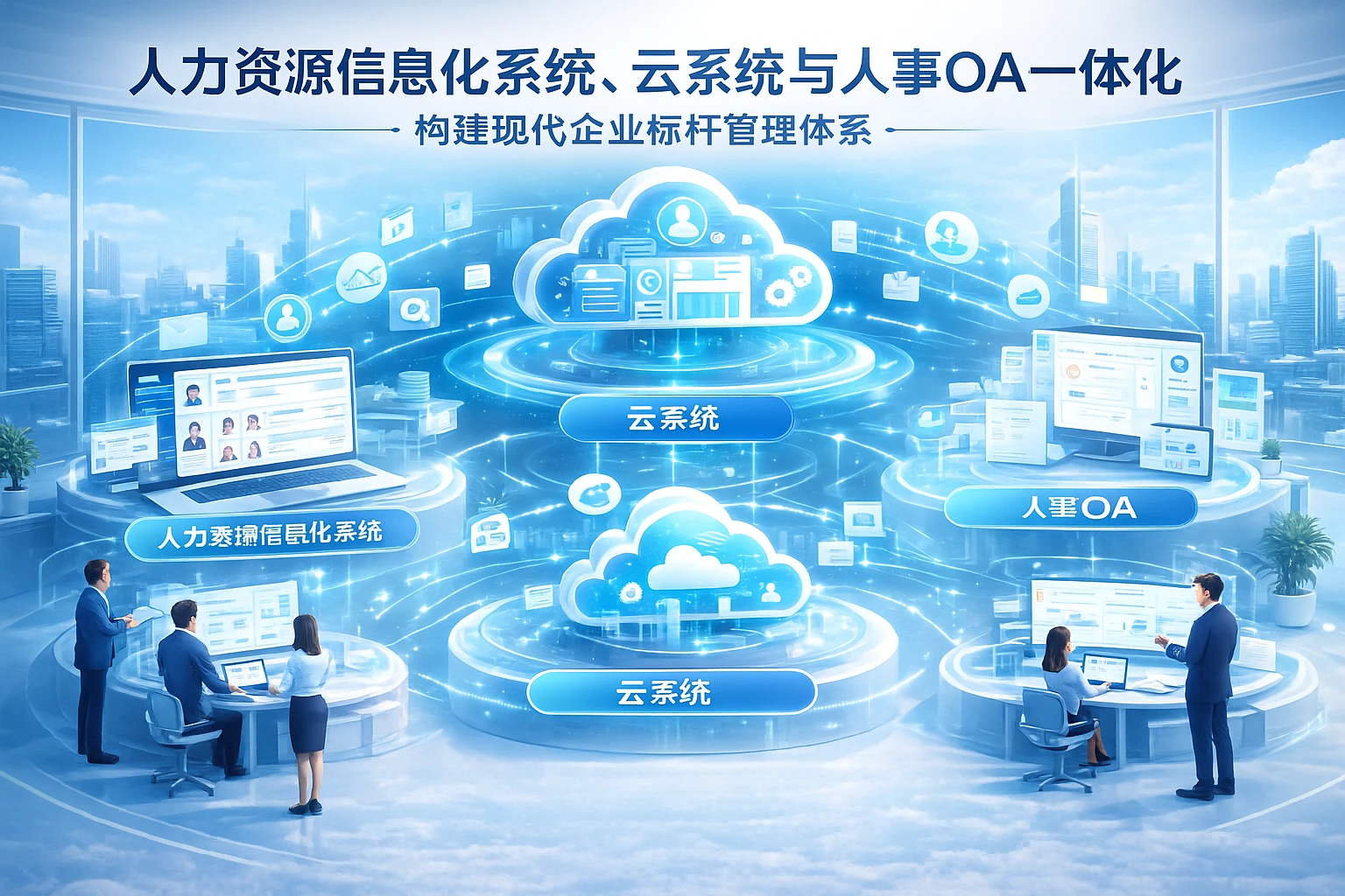 人力资源信息化系统、云系统与人事OA一体化：构建现代企业标杆管理体系