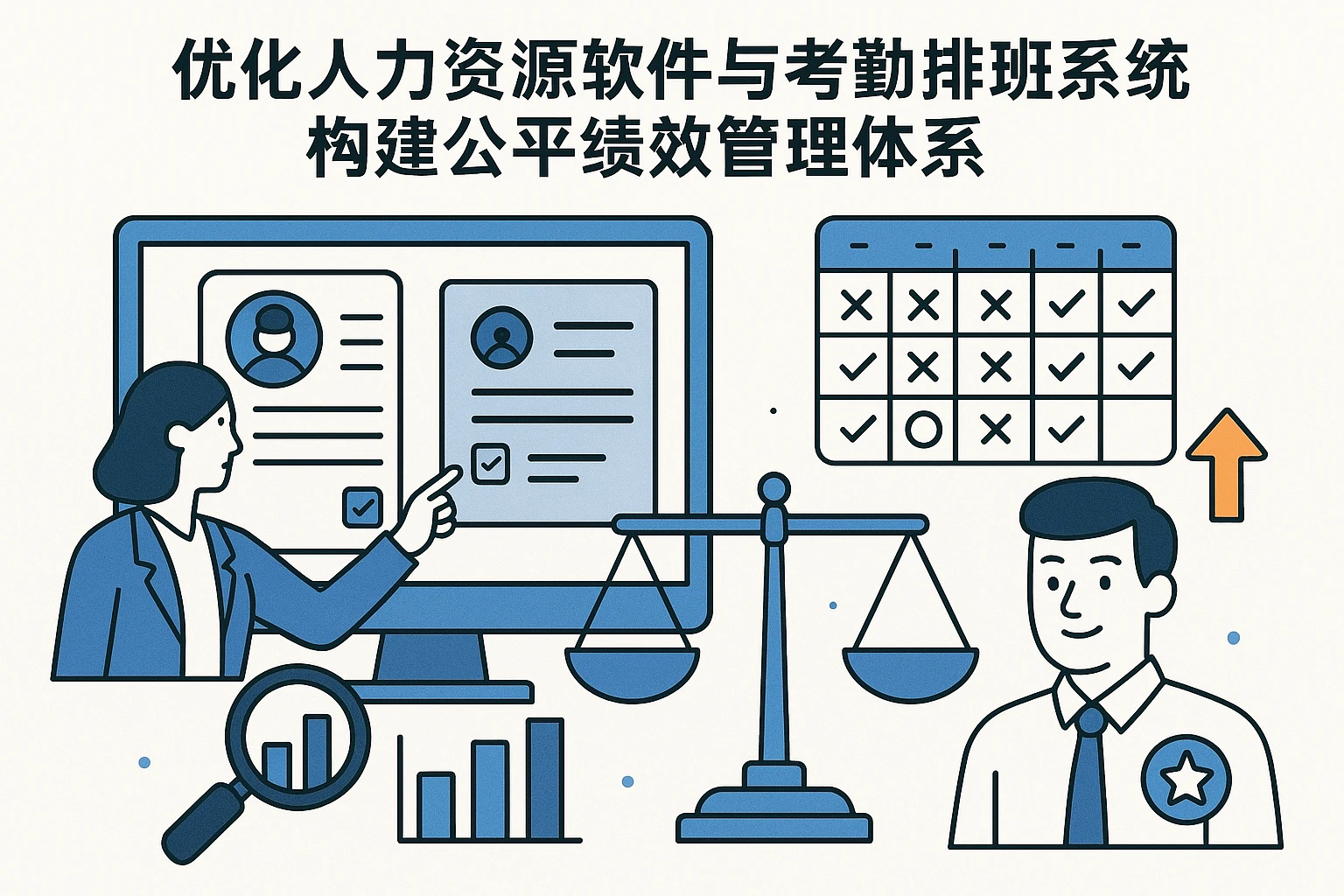 优化人力资源软件与考勤排班系统,构建公平绩效管理体系