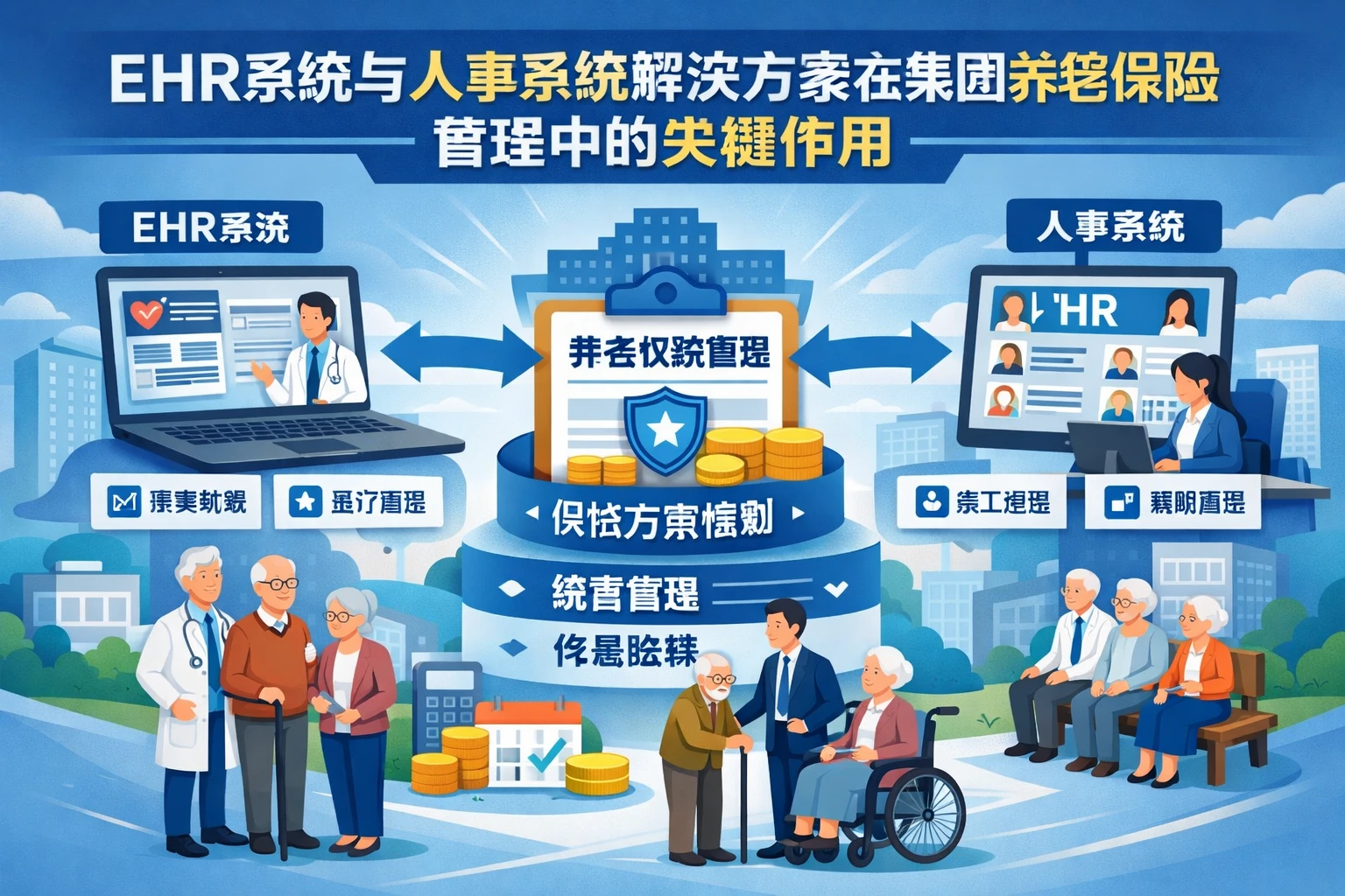 ehr系统与人事系统解决方案在集团养老保险管理中的关键作用