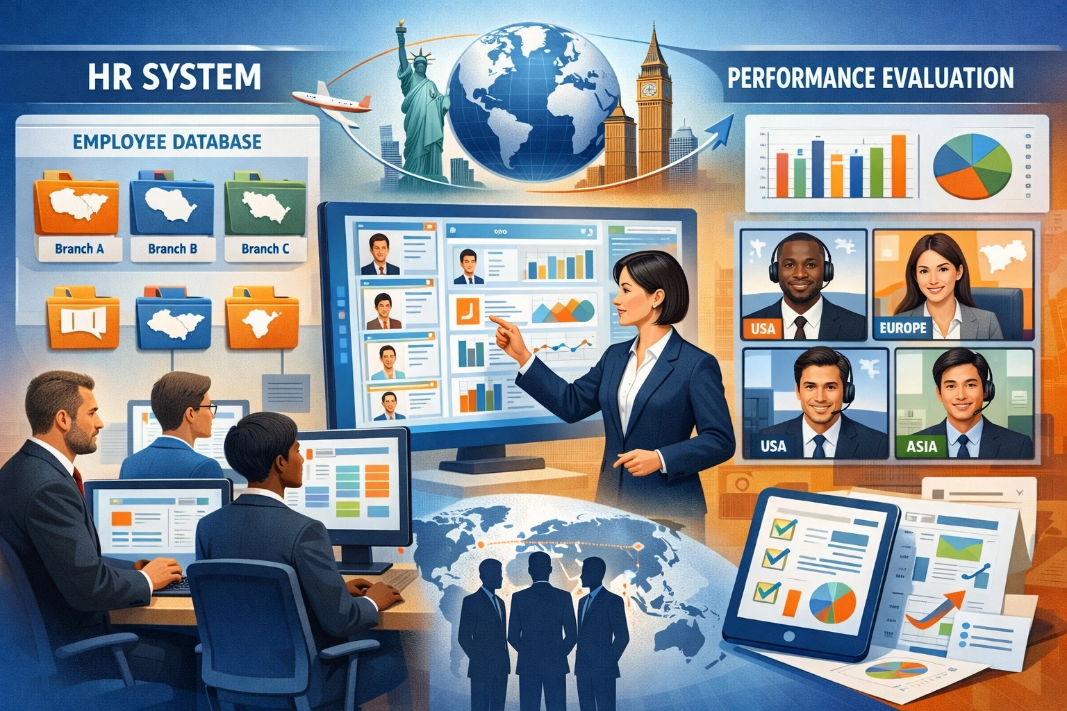 优化人力资源管理系统：多分支机构人事系统与绩效考评系统在跨境高管管理中的应用