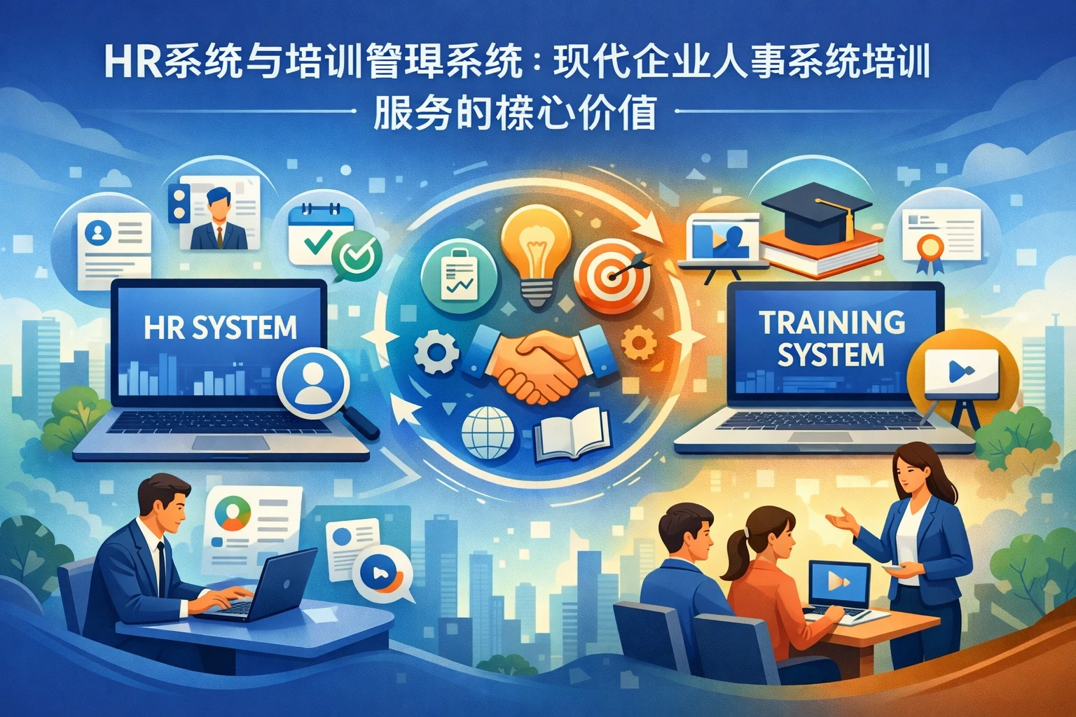 HR系统与培训管理系统：现代企业人事系统培训服务的核心价值