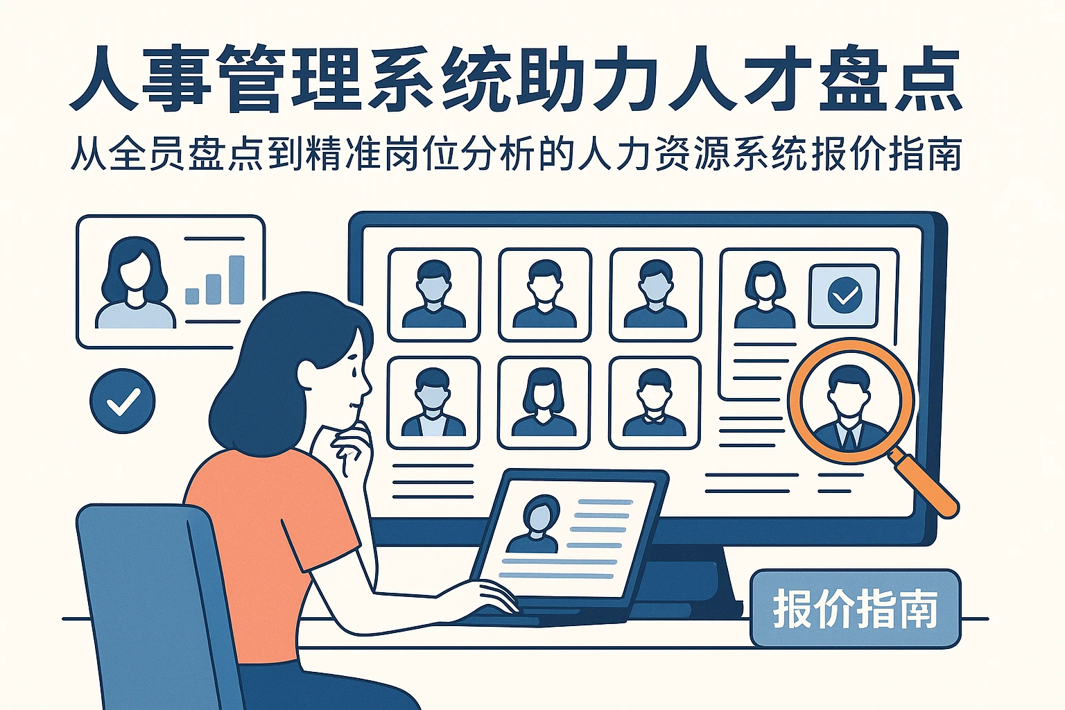 人事管理系统助力人才盘点：从全员盘点到精准岗位分析的人力资源系统报价指南