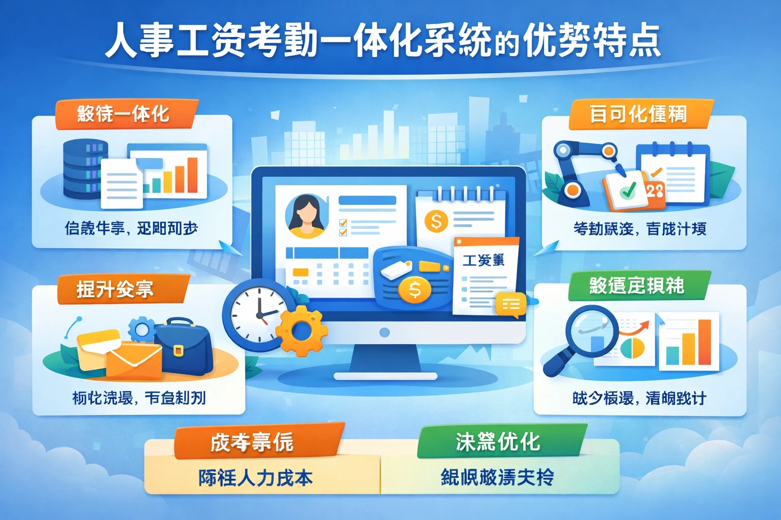 人事工资考勤一体化系统的优势特点