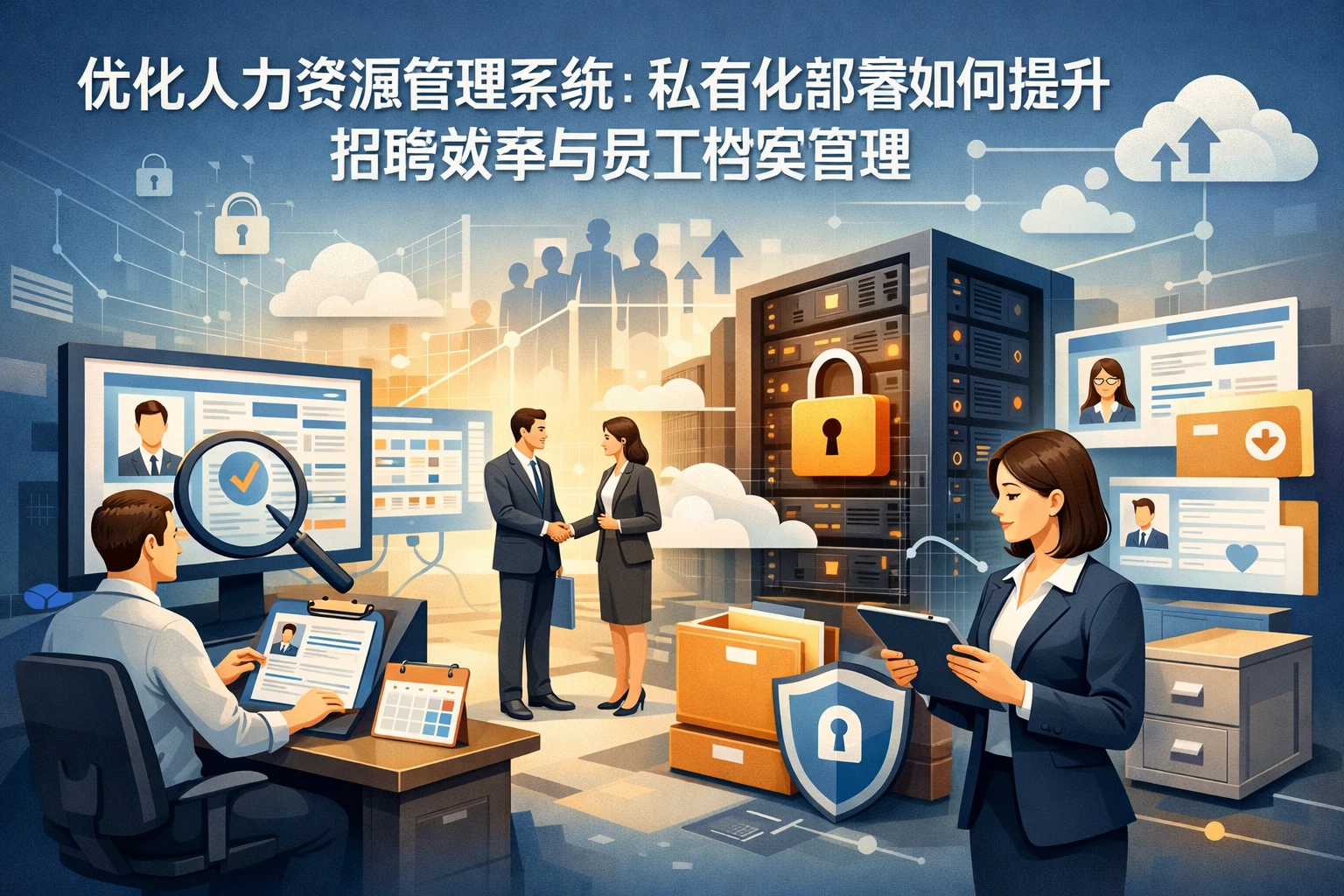 优化人力资源管理系统：私有化部署如何提升招聘效率与员工档案管理