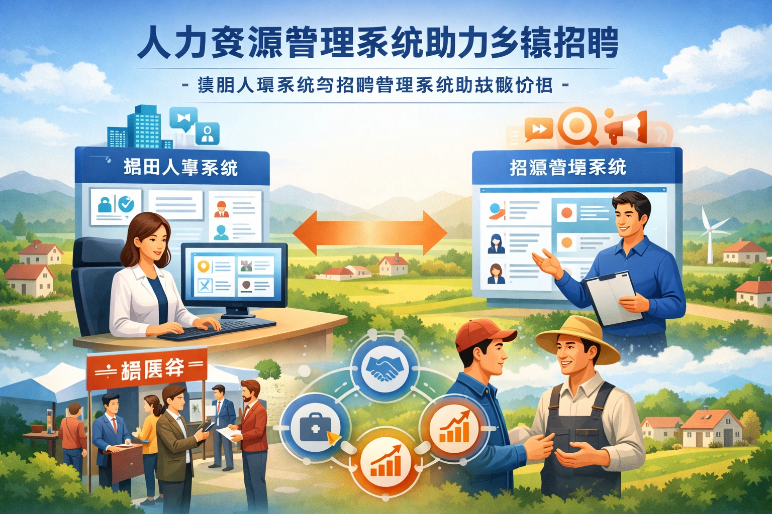 人力资源管理系统助力乡镇招聘：集团人事系统与招聘管理系统的战略价值