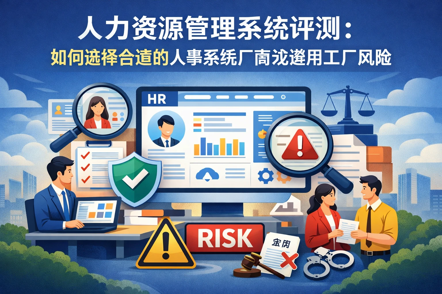 人力资源管理系统评测：如何选择合适的人事系统厂商规避用工风险