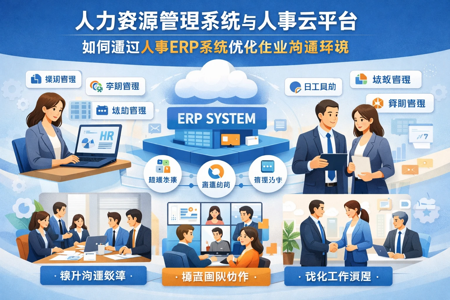 人力资源管理系统与人事云平台如何通过人事ERP系统优化企业沟通环境