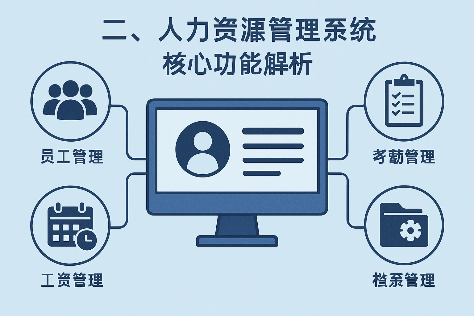 二、人力资源管理系统核心功能解析