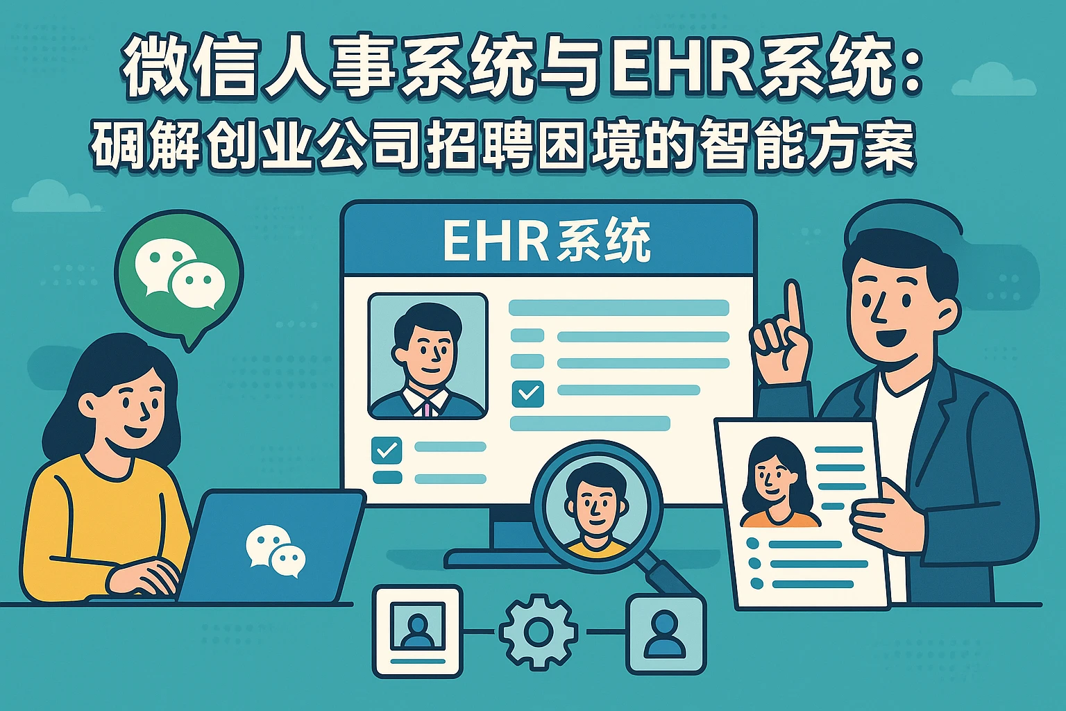 微信人事系统与EHR系统：破解创业公司招聘困境的智能方案
