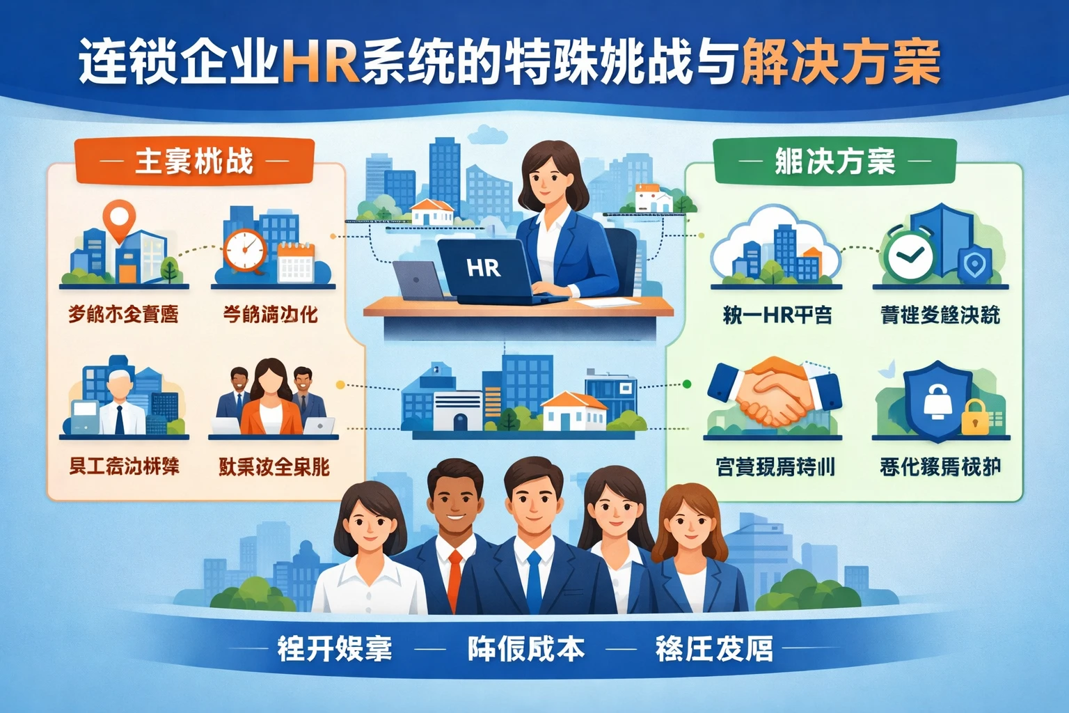 连锁企业HR系统的特殊挑战与解决方案