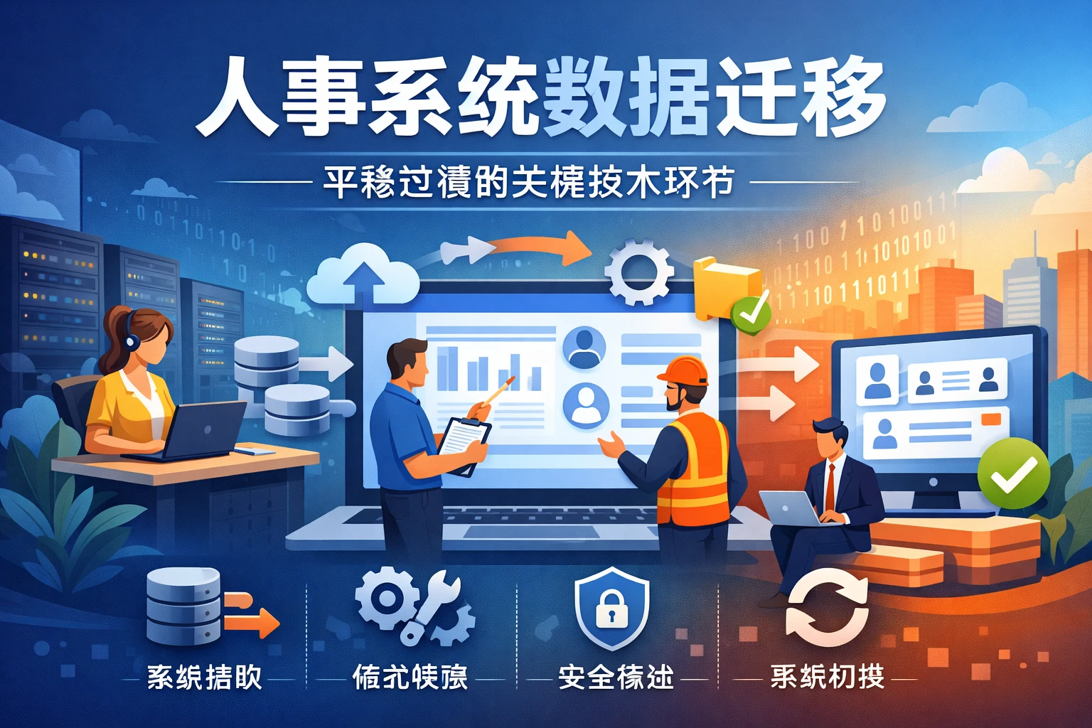 人事系统数据迁移：平稳过渡的关键技术环节