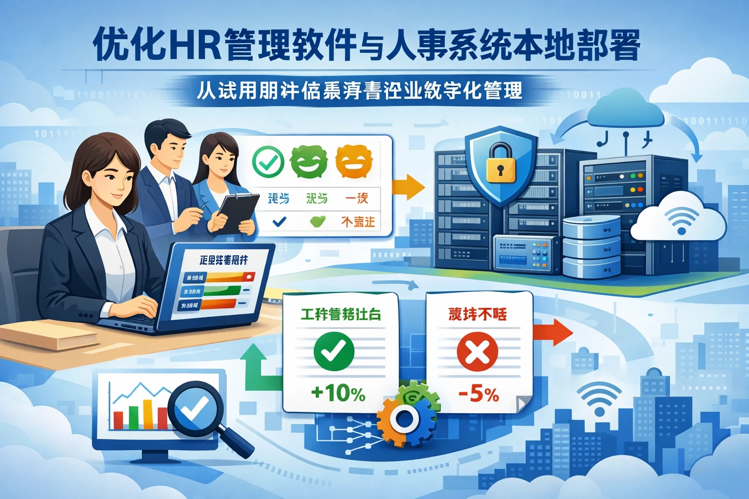 优化HR管理软件与人事系统本地部署：从试用期评估差异看企业数字化管理