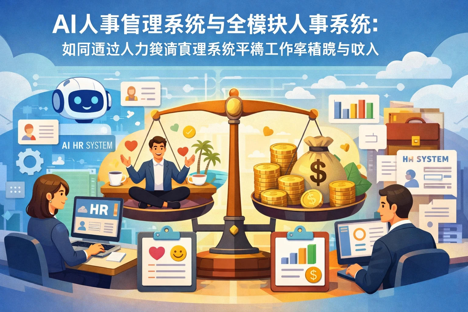 AI人事管理系统与全模块人事系统:如何通过人力资源管理系统平衡工作幸福感与收入