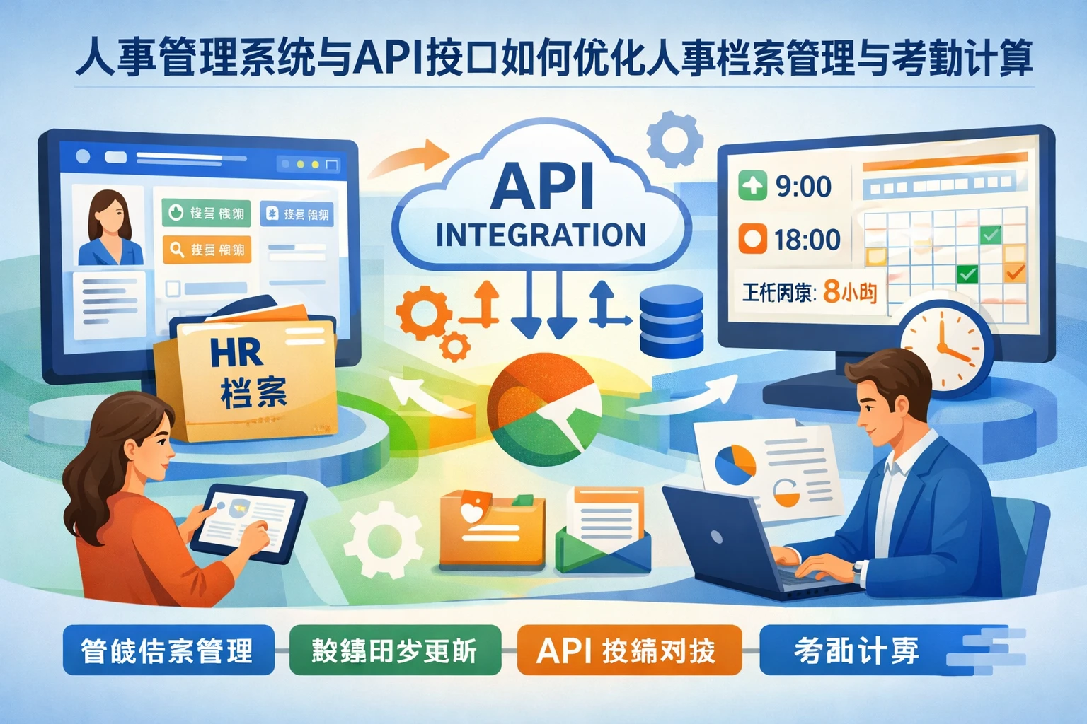 人事管理系统与API接口如何优化人事档案管理与考勤计算