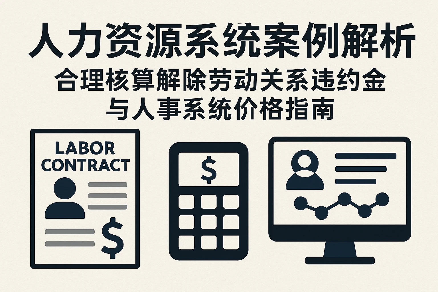 人力资源系统案例解析：合理核算解除劳动关系违约金与人事系统价格指南